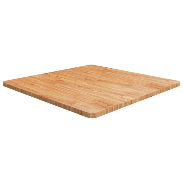 Tablero de mesa cuadrada madera roble marrón claro 80x80x2.5 cm