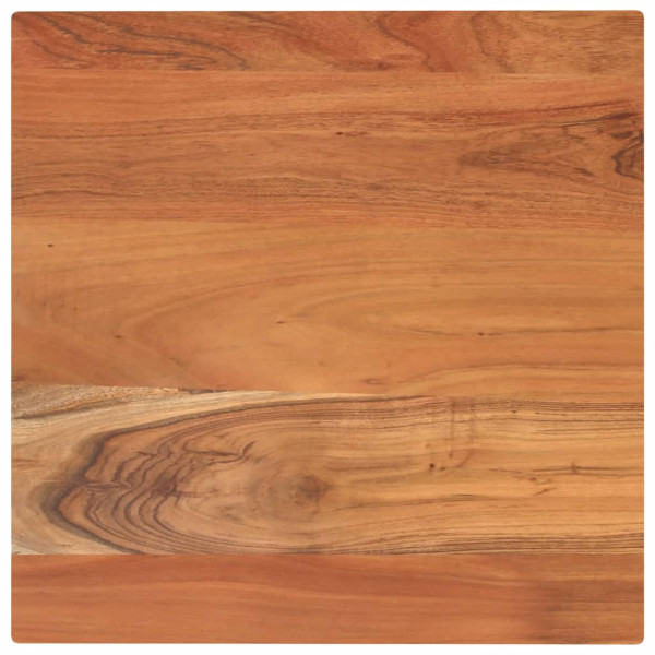 Tablero de mesa cuadrado madera maciza de acacia 40x40x3.8 cm