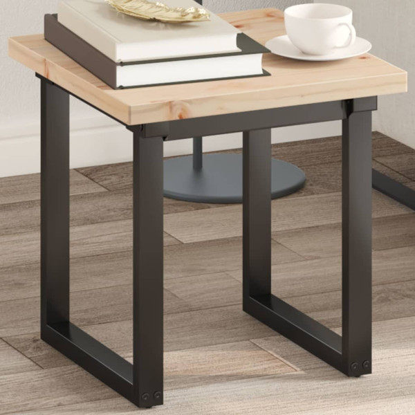 Tablero de mesa cuadrado madera maciza de pino 40x40x2.5 cm