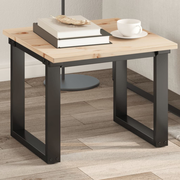 Tablero de mesa cuadrado madera maciza de pino 50x50x1.7 cm