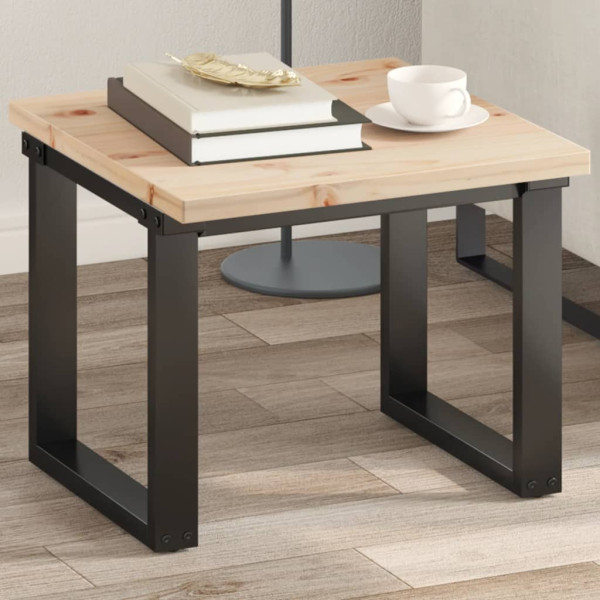 Tablero de mesa cuadrado madera maciza de pino 50x50x2.5 cm