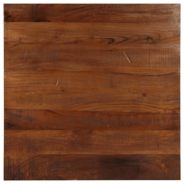 Tablero de mesa cuadrado madera maciza reciclada 70x70x3.8 cm