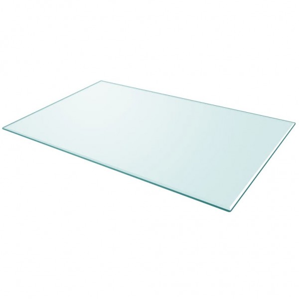 Tablero de mesa de cristal templado cuadrado 1000x620 mm