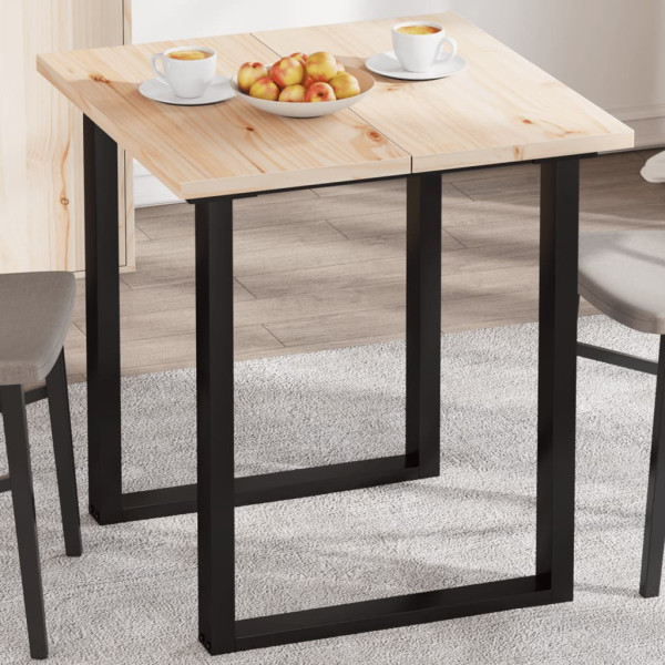 Tablero de mesa rectangular 2 uds madera de pino 70x35x2.5 cm
