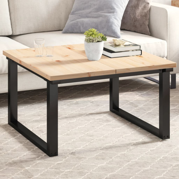 Tablero de mesa rectangular 2 uds madera de pino 80x40x2.5 cm
