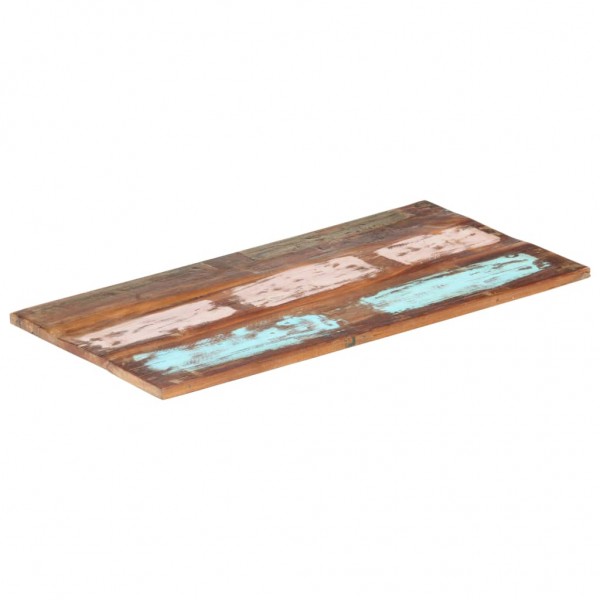 Tablero de mesa rectangular madera maciza 60x100 cm 25-27 mm