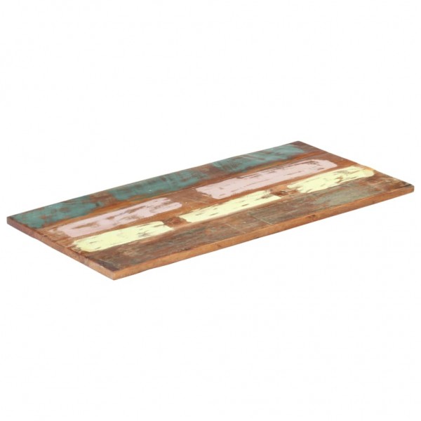 Tablero de mesa rectangular madera maciza 60x120 cm 25-27 mm