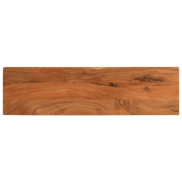 Tablero de mesa rectangular madera maciza acacia 110x20x3.8 cm