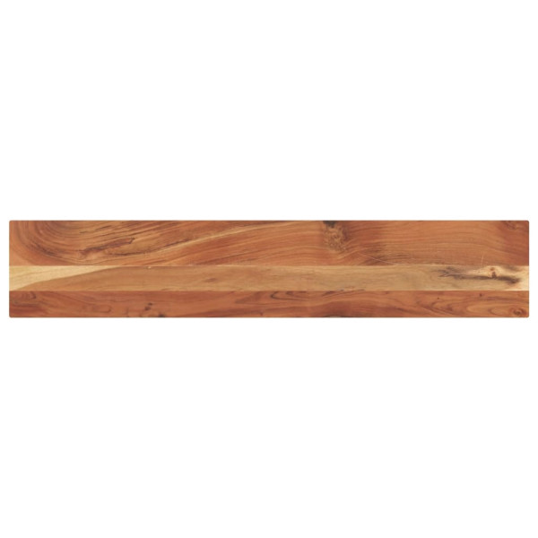 Tablero de mesa rectangular madera maciza acacia 180x40x2.5 cm