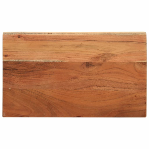 Tablero de mesa rectangular madera maciza acacia 50x20x3.8 cm
