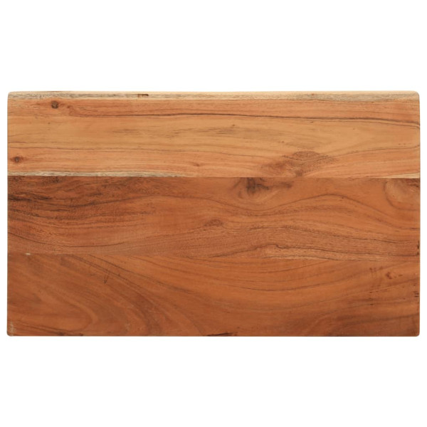 Tablero de mesa rectangular madera maciza acacia 60x20x3.8 cm