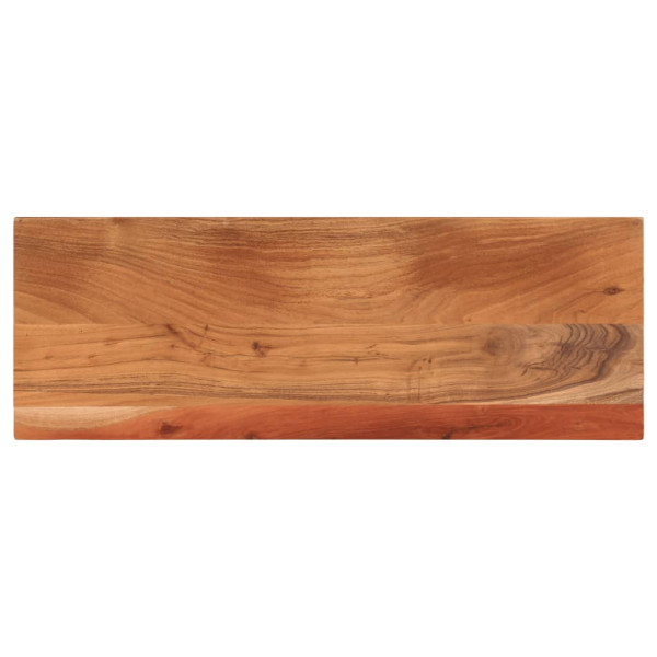 Tablero de mesa rectangular madera maciza acacia 80x20x3.8 cm