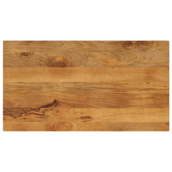 Tablero de mesa rectangular madera maciza mango 100x60x2.5 cm