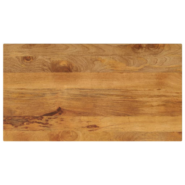 Tablero de mesa rectangular madera maciza mango 100x70x2.5 cm