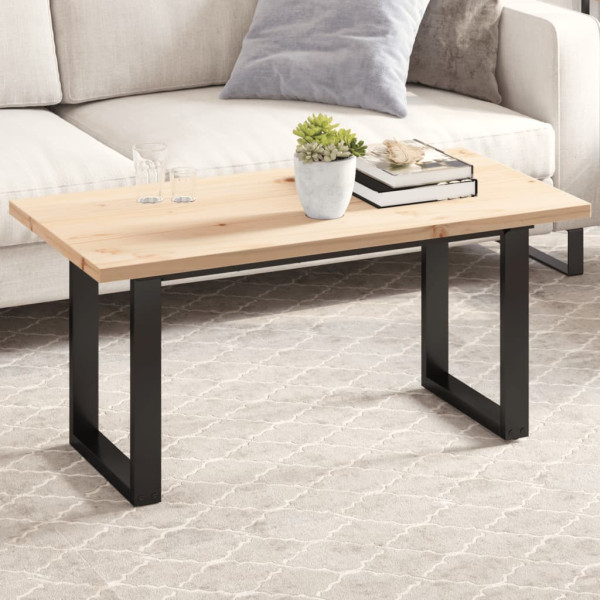 Tablero de mesa rectangular madera maciza pino 100x50x2.5 cm