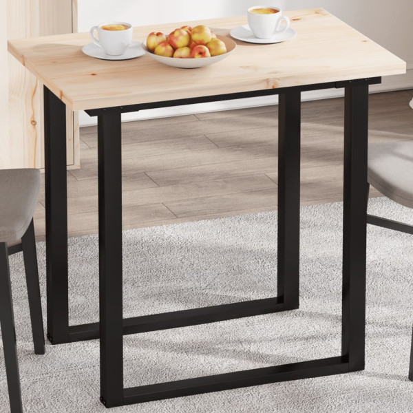 Tablero de mesa rectangular madera maciza pino 80x50x2.5 cm