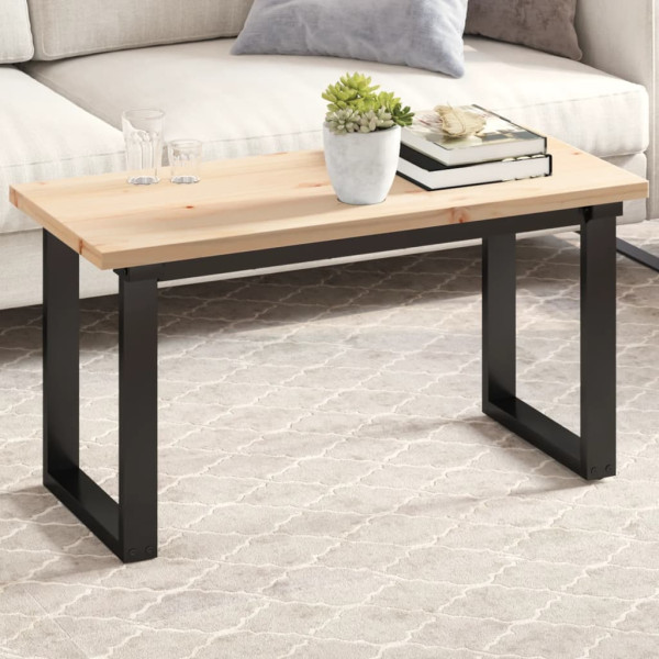 Tablero de mesa rectangular madera maciza pino 90x40x2.5 cm