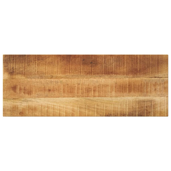 Tablero de mesa rectangular madera mango rugosa 90x40x3.8 cm