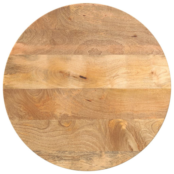 Tablero de mesa redondo madera maciza de mango Ø 40x3.8 cm