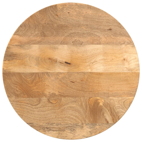 Tablero de mesa redondo madera maciza de mango Ø 60x3.8 cm