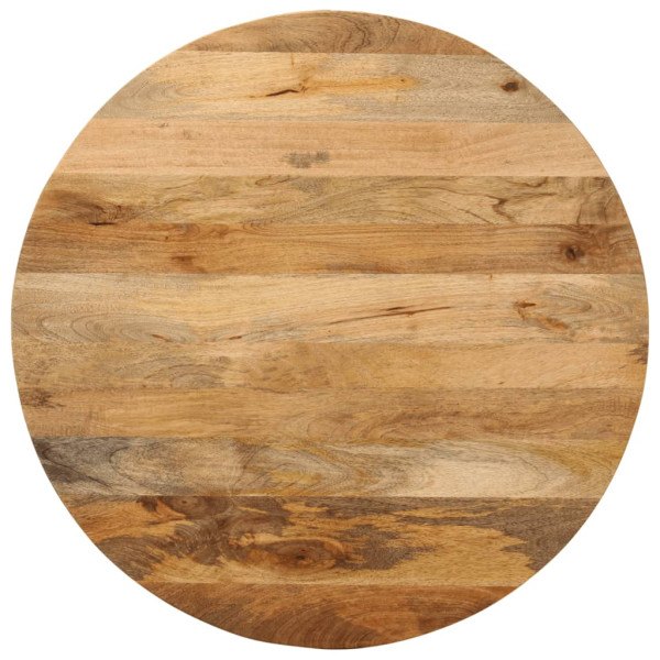 Tablero de mesa redondo madera maciza de mango Ø 70x3.8 cm