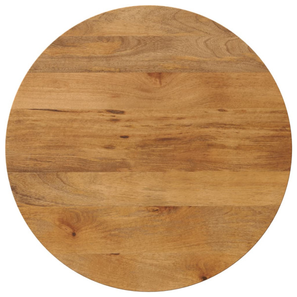 Tablero de mesa redondo madera maciza de mango Ø 80x3.8 cm