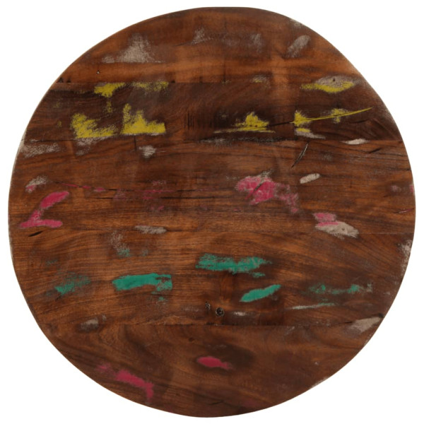 Tablero de mesa redondo madera maciza reciclada Ø 60x3.8 cm
