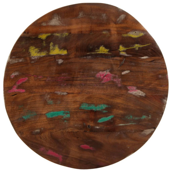 Tablero de mesa redondo madera maciza reciclada Ø 90x3.8 cm