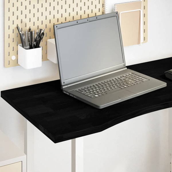 Tablero escritorio 100x60x2.5cm rectangular madera maciza roble