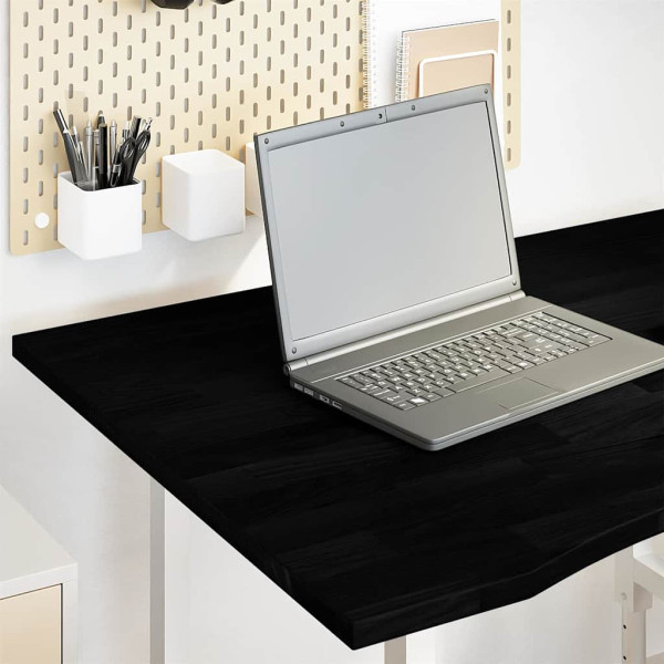 Tablero escritorio 100x80x2.5cm rectangular madera maciza roble