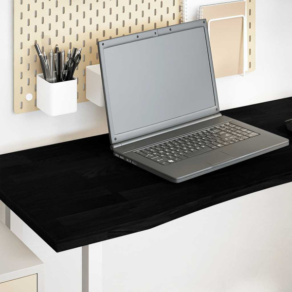 Tablero escritorio 140x60x2.5cm rectangular madera maciza roble