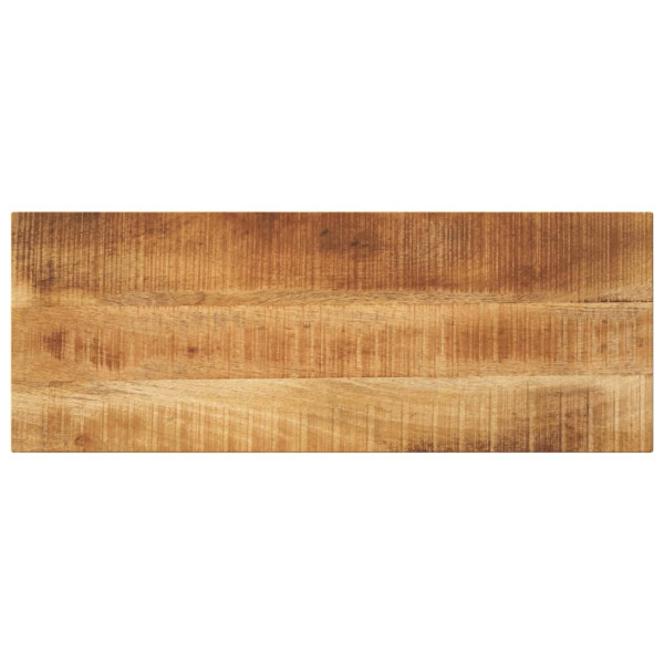 Tablero mesa rectangular madera maciza mango rugosa 90x30x3.8cm