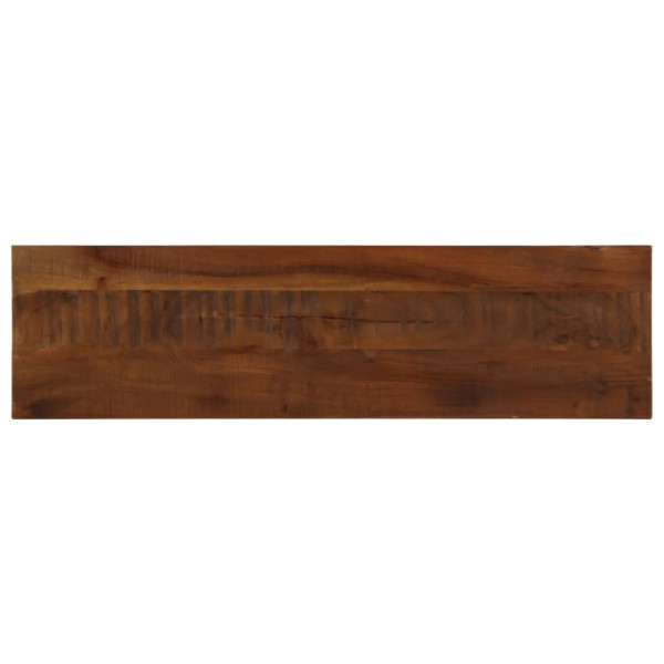 Tablero mesa rectangular madera maciza reciclada 100x20x2.5 cm