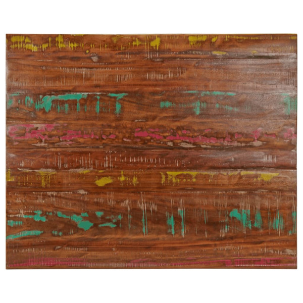 Tablero mesa rectangular madera maciza reciclada 110x80x2.5 cm