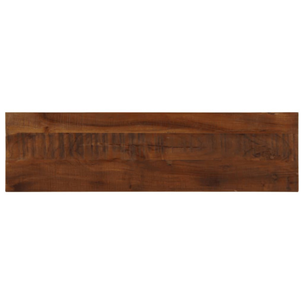 Tablero mesa rectangular madera maciza reciclada 120x30x2.5 cm