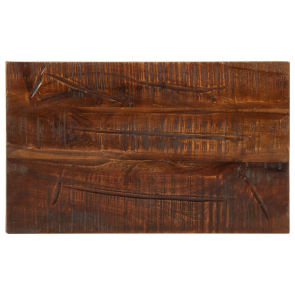 Tablero mesa rectangular madera maciza reciclada 50x30x2.5 cm
