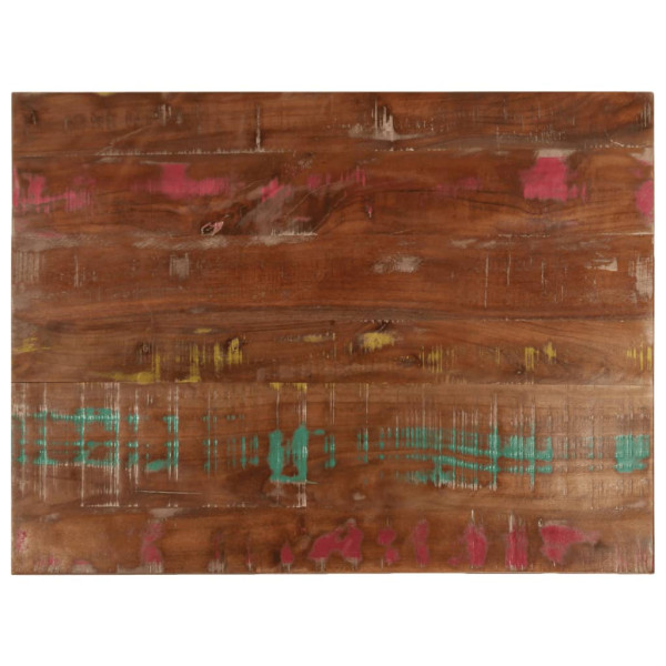 Tablero mesa rectangular madera maciza reciclada 70x50x3.8 cm