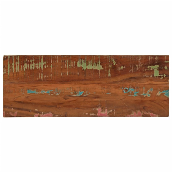 Tablero mesa rectangular madera maciza reciclada 80x20x3.8 cm