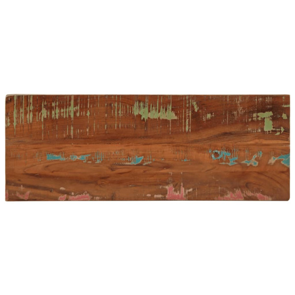 Tablero mesa rectangular madera maciza reciclada 90x20x3.8 cm
