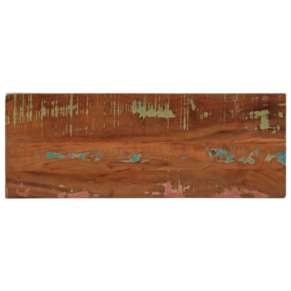 Tablero mesa rectangular madera maciza reciclada 90x40x3.8 cm