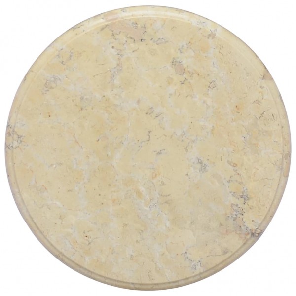 Tablero para mesa mármol color crema Ø40x2.5 cm