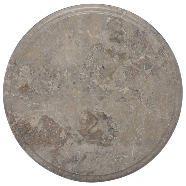 Tablero para mesa mármol gris Ø40x2.5 cm