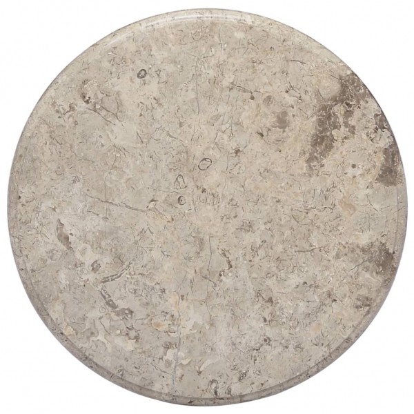 Tablero para mesa mármol gris Ø50x2.5 cm