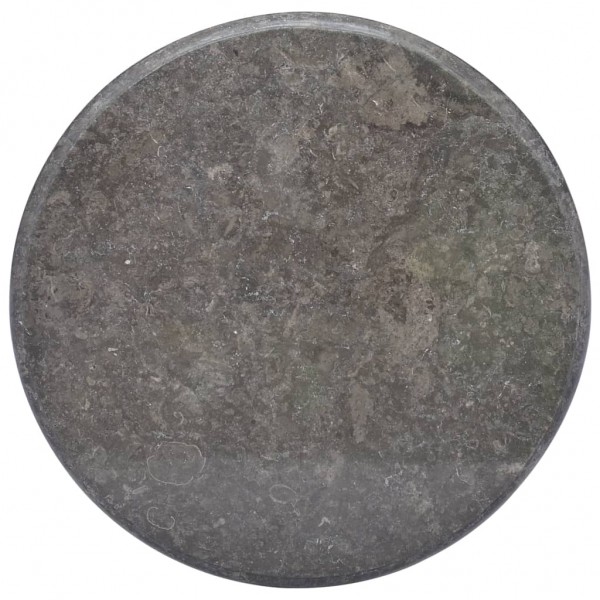 Tablero para mesa mármol negro Ø60x2.5 cm