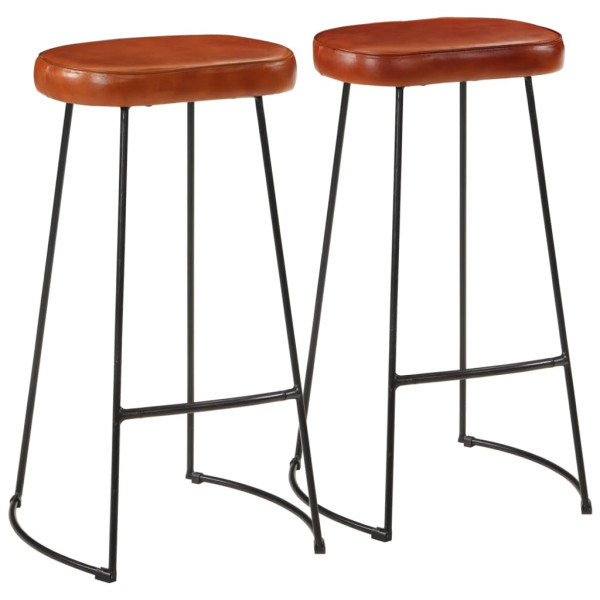Taburetes de bar Gavin 2 uds 44x37.5x78 cm