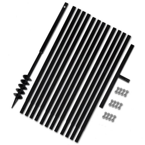 Taladro De Tierra Con Mango 80 mm Con Tubo De Extensión 13 M Acero