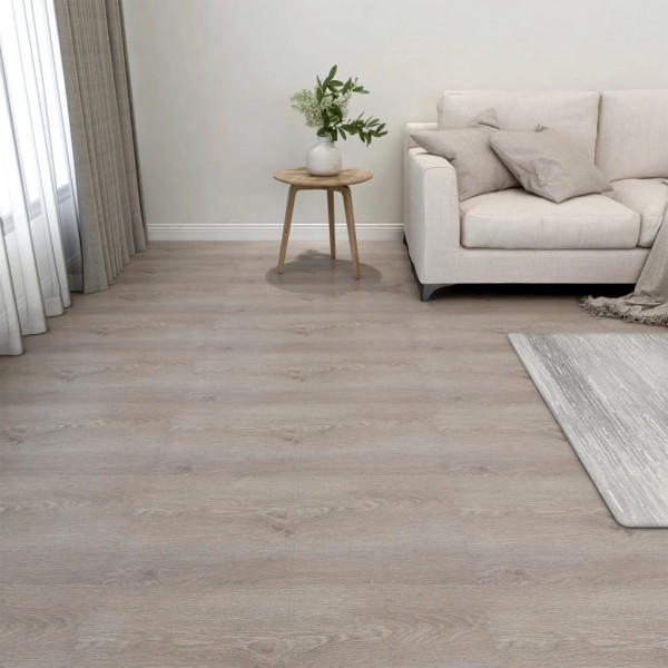 Tarimas autoadhesivas 20 unidades PVC 1.86 m² gris taupe