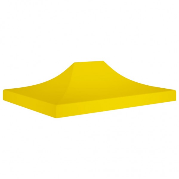 Techo de carpa para celebraciones amarillo 4.5x3 m 270 g/m²