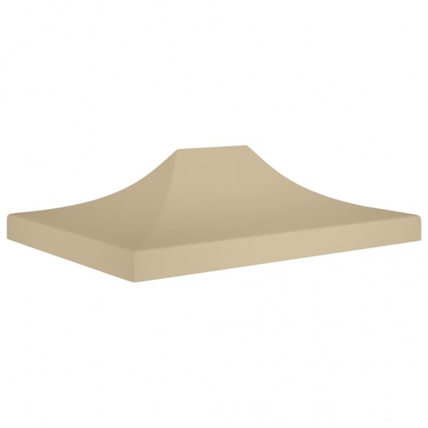Techo de carpa para celebraciones beige 4.5x3 m 270 g/m²