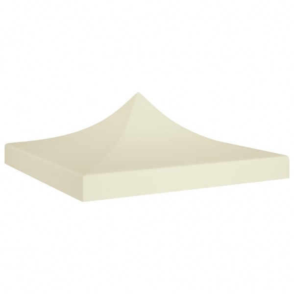 Techo de carpa para celebraciones crema 2x2 m 270 g/m²